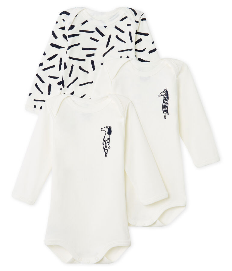 Babies' Long-Sleeved Bodysuit - 3-Piece Set Jean Jullien VARIANTE 1 CN