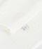 Children's plain cotton cardigan white