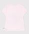 Children's short-sleeved cotton T-shirt BARELY pink