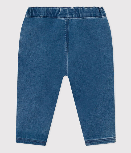Babies' Eco-Friendly Denim Jeans BLEU DELAVE blue