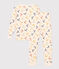 Children's Scooter Print Fitted Cotton Pyjamas AVALANCHE white/MULTICO