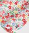 Children's sleeveless cotton dress with flowers white/multicolor