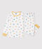 Unisex Animal Print Fleece Pyjamas MARSHMALLOW white/MULTICO white