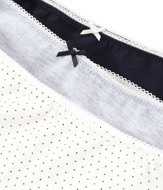 Girls' Stretch Cotton Boxers - Set of 3 variante 1