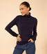 Women's Straight Roll-Neck Cotton T-Shirt