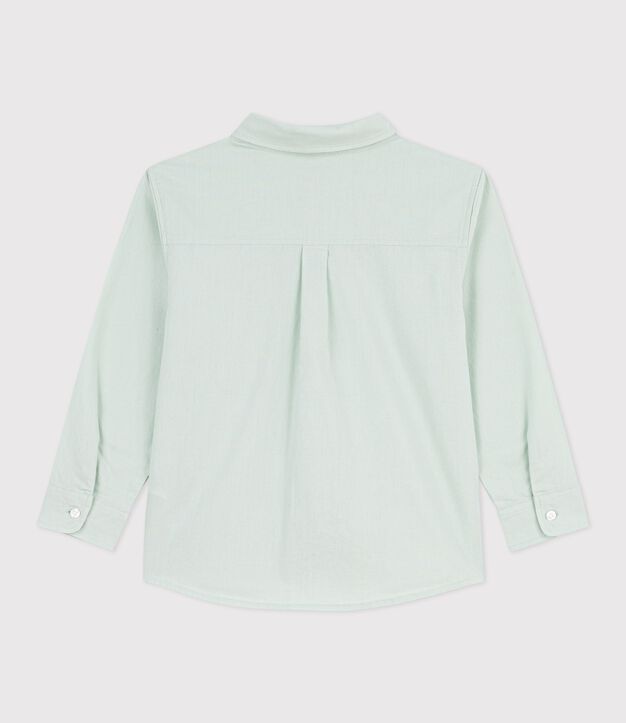Children's long-sleeved plain cotton shirt SPRAY