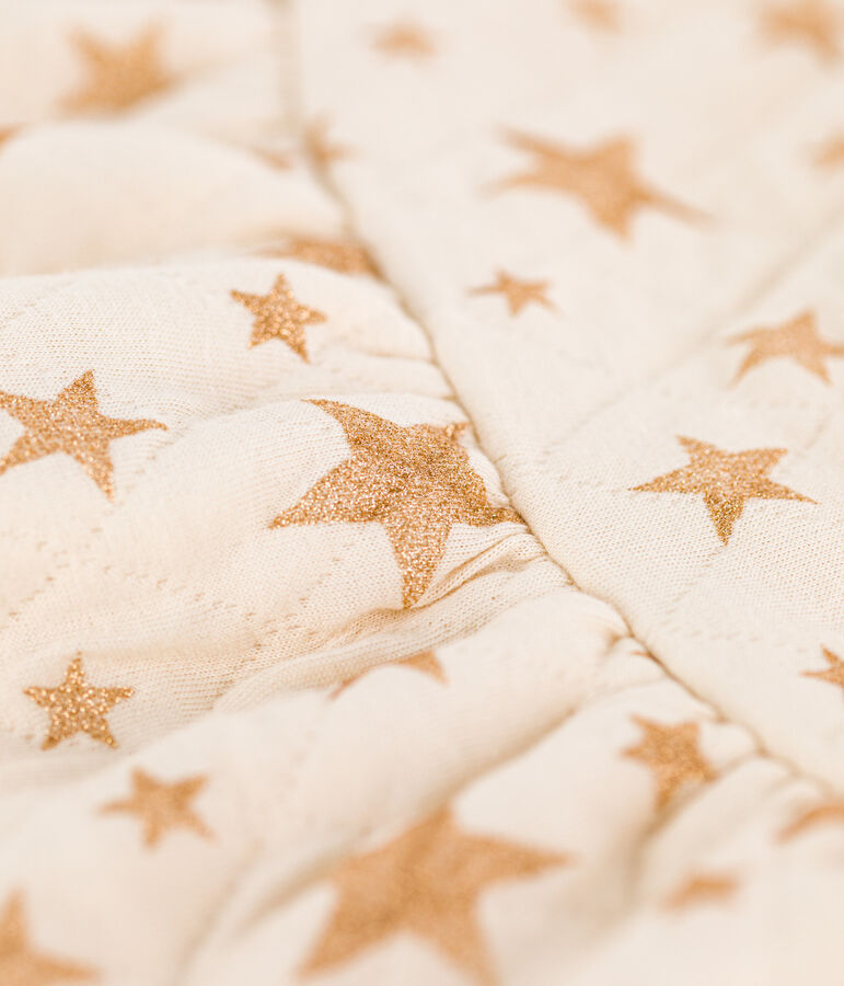 Girls' Tube-Knit Patterned Skirt Ecru