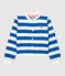 Girls' Cotton Cardigan blue/white