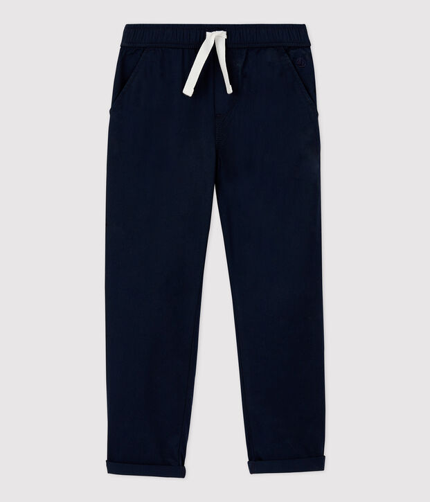Boys' Regular Cotton Serge Trousers blue