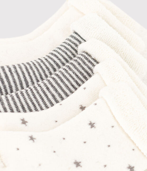 Babies' plain and stripy knit socks - 3-Pack variante 1