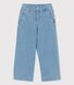 Girls' Organic Light Denim Flared Trousers