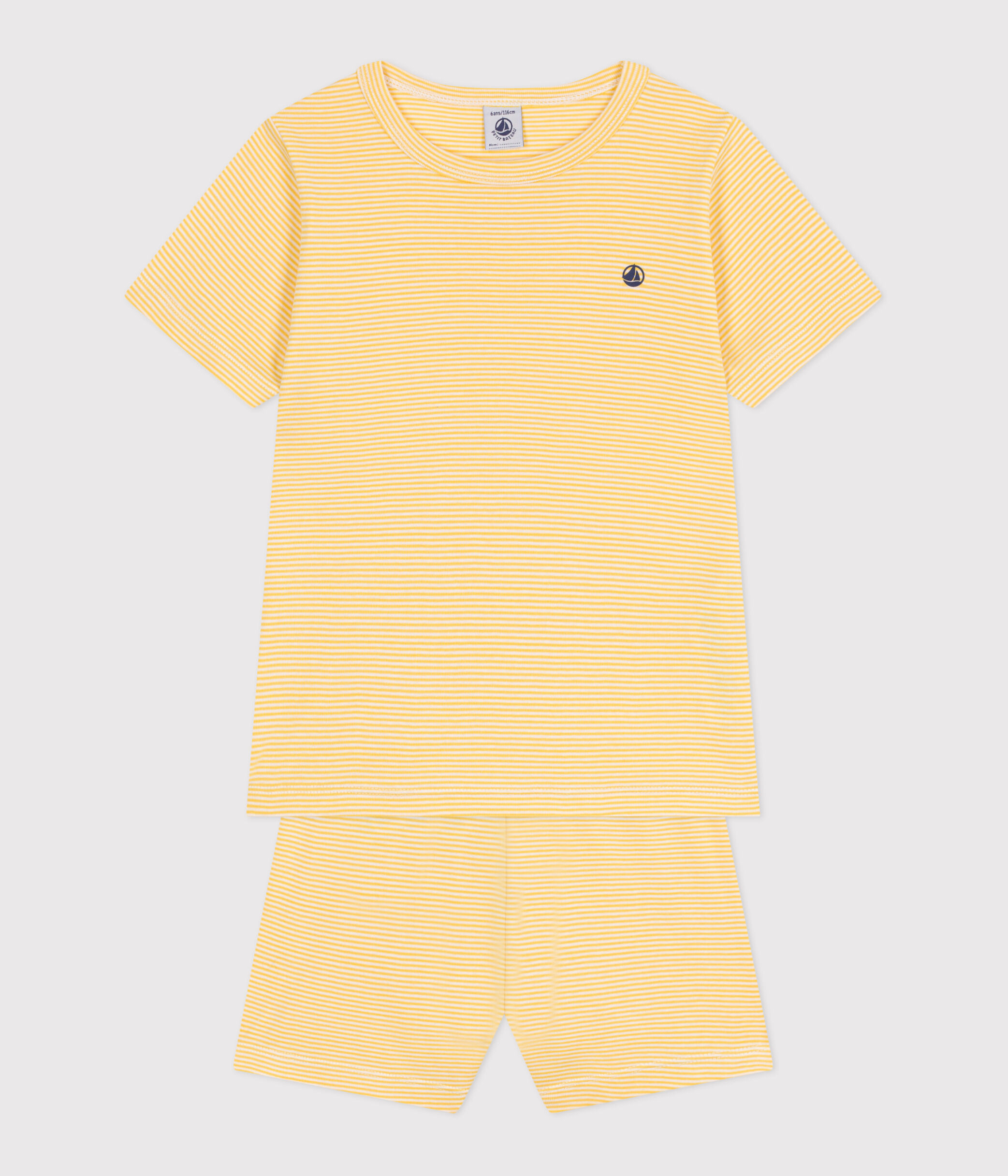 Petit Bateau Mädchen Kurzarmbluse - Baumwolle Rundkragen Bluse Für Kinder