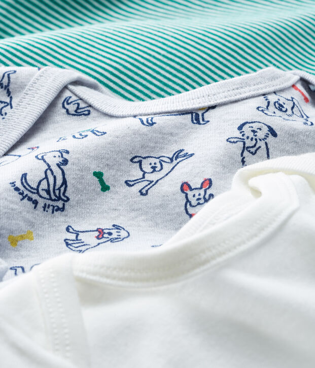 Baby Boys' Long-Sleeved Bodysuit - 3-Piece Set multicolor