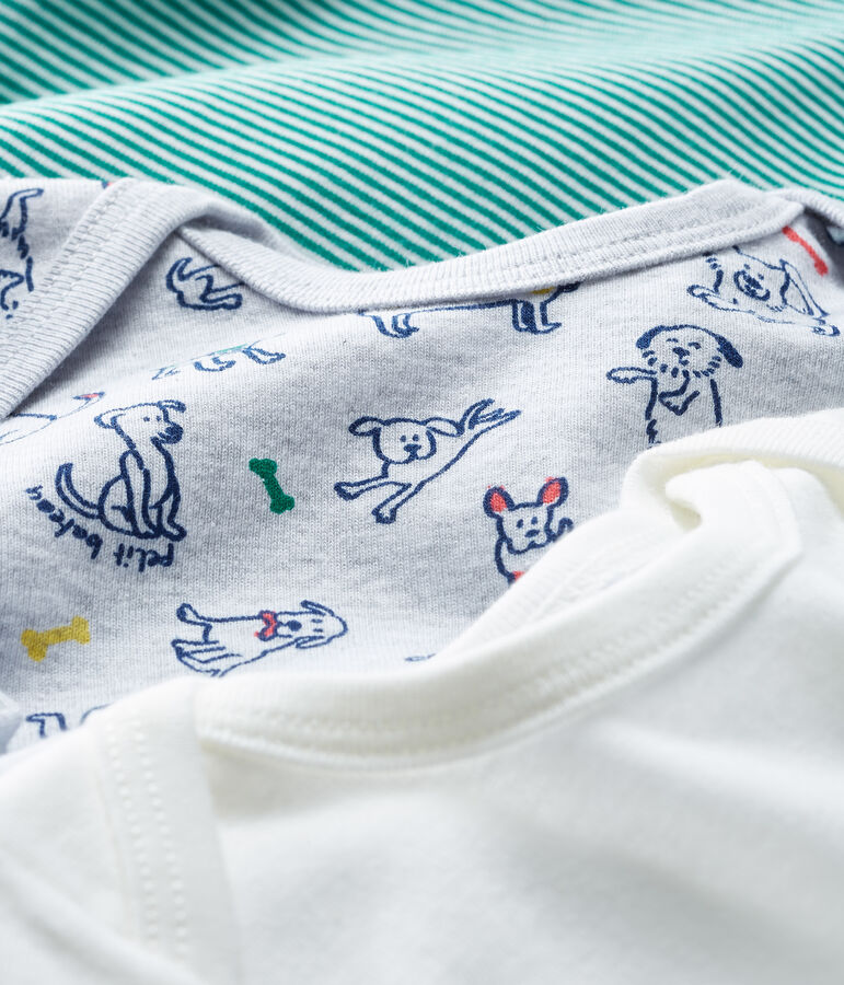 Baby Boys' Long-Sleeved Bodysuit - 3-Piece Set multicolor