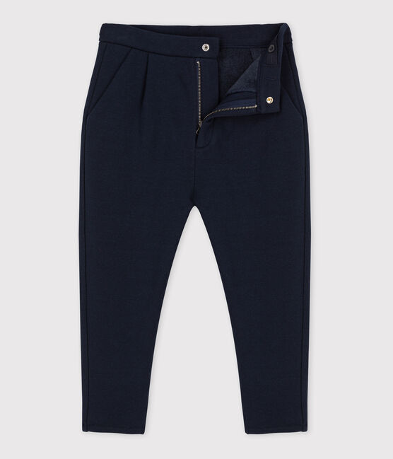 Unisex Warm Velour Fleece Trousers SMOKING blue