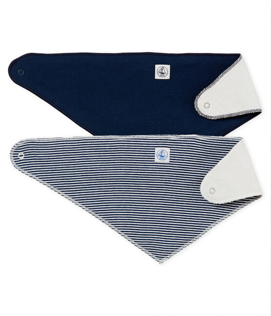 2 x unisex baby bandanna/bibs variante 1