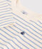 Boys' long-sleeved tube knit T-shirt AVALANCHE white/SKY CHINE