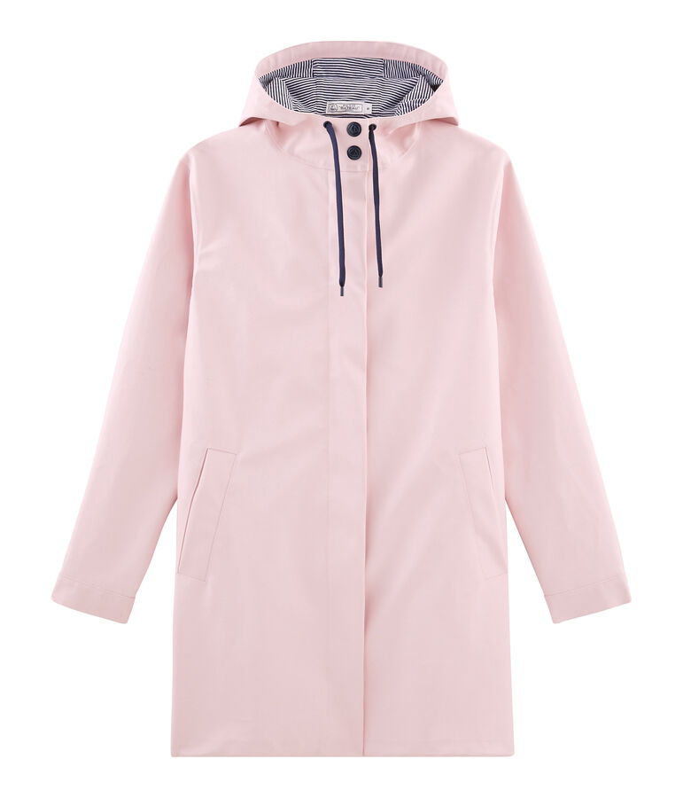 Women's long parka pink