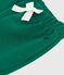Babies' plain cotton trousers EVERGREEN green