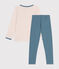 Girls' long-sleeved cotton pyjamas PANACOTTA /ROVER