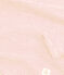 Girls' Pinstriped Long-Sleeved Wool/Cotton T-Shirt CHARME pink/MARSHMALLOW white