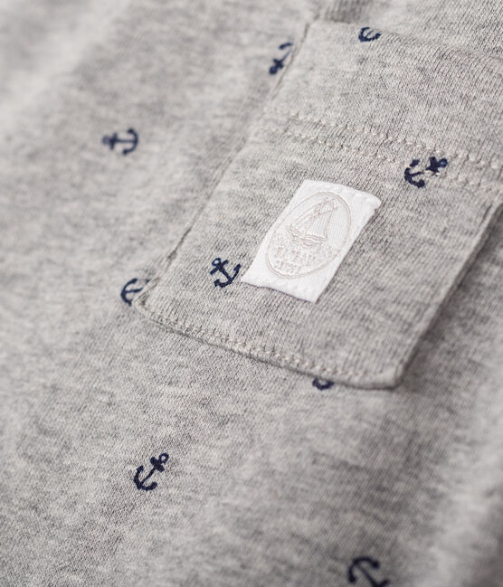 Baby boys' printed Shorts SUBWAY grey/SMOKING blue