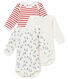 Baby boy's long sleeved body trio