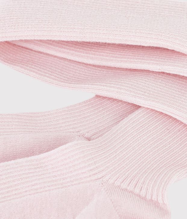 Children's plain wool and cotton tights BARELY