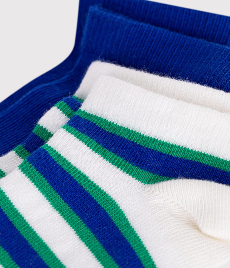 Children's stripy cotton socks - 2-pack variante 1