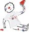 Serge Bloch child's T-shirt ECUME white
