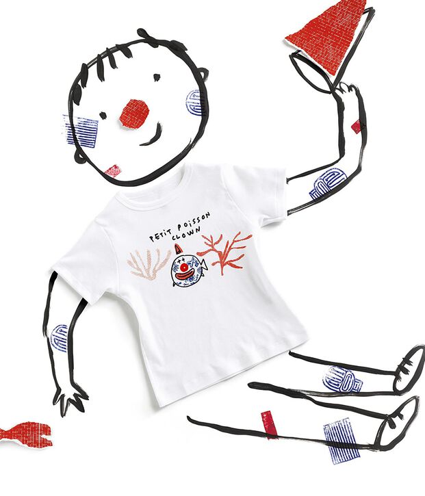 Serge Bloch child's T-shirt white