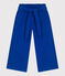 Children's cotton and Lyocell blend trousers. SURF blue