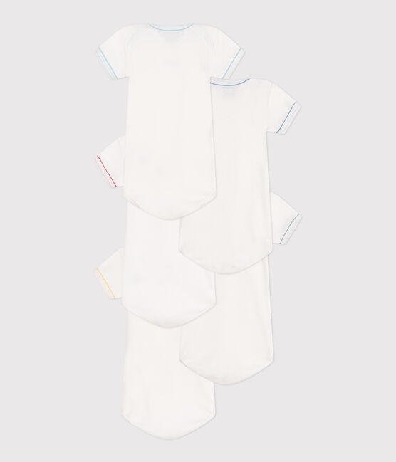 Babies' short-sleeved cotton days of the week bodysuits - 5-pack variante 1
