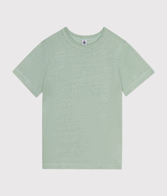 Women's Iconic Linen T-Shirt HERBIER green