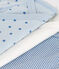 Babies' short-sleeved wrapover cotton bodysuits - 3-Pack variante 1
