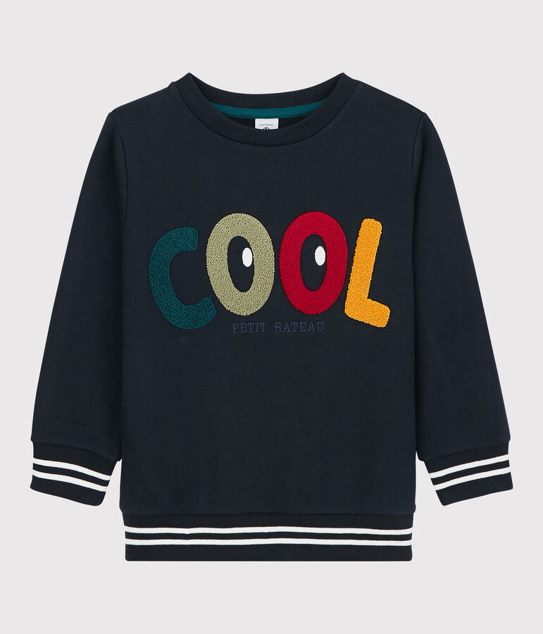 Boys' Fleece Sweatshirt SMOKING blue