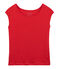 Women's Linen T-Shirt PEPS red