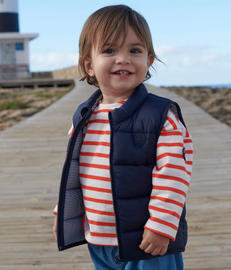 Babies' Quilted Padded Jacket blue