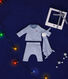 Babies' three-piece set in cotton