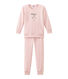 Little girl's pyjamas in extra warm brushed towelling.