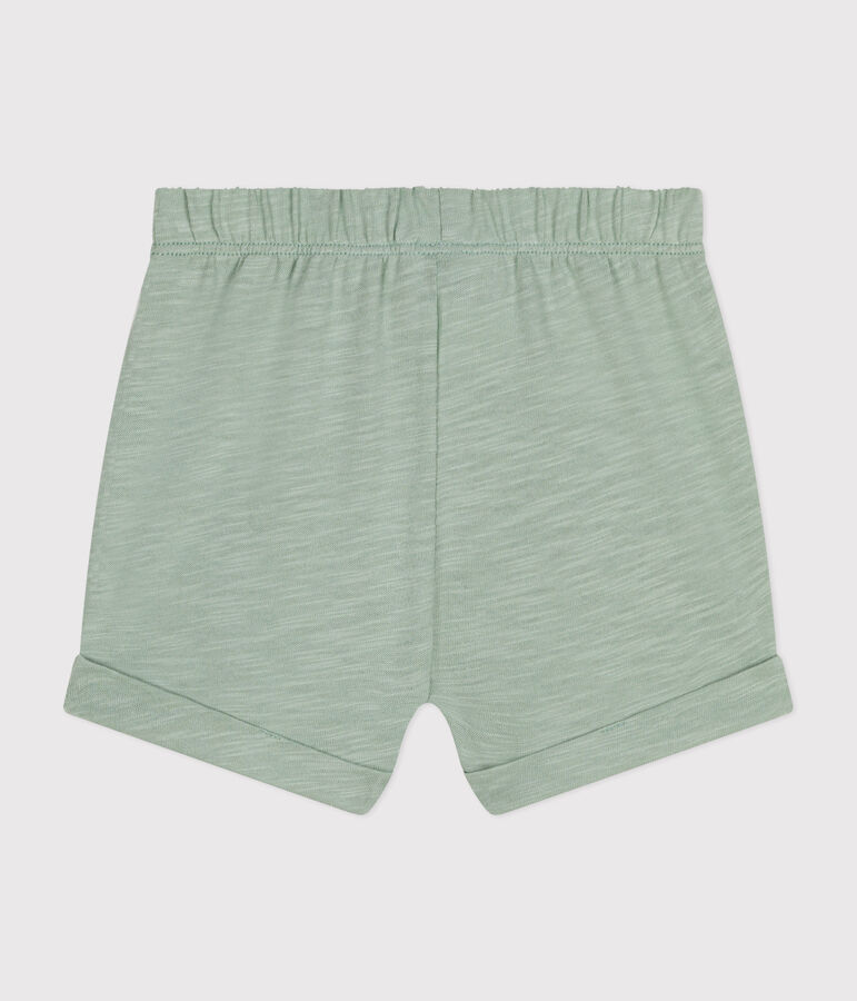 Babies' Lightweight Jersey Shorts HERBIER green