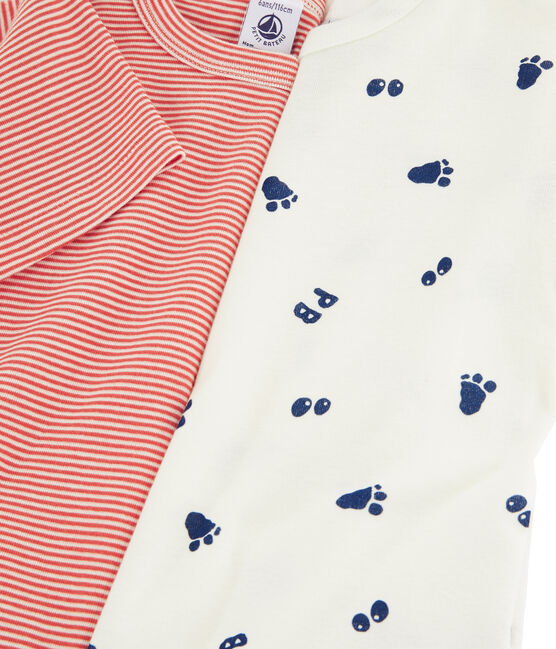 Boys' Yeti Footprint Short-sleeved T-Shirt - 2-Piece Set variante 1