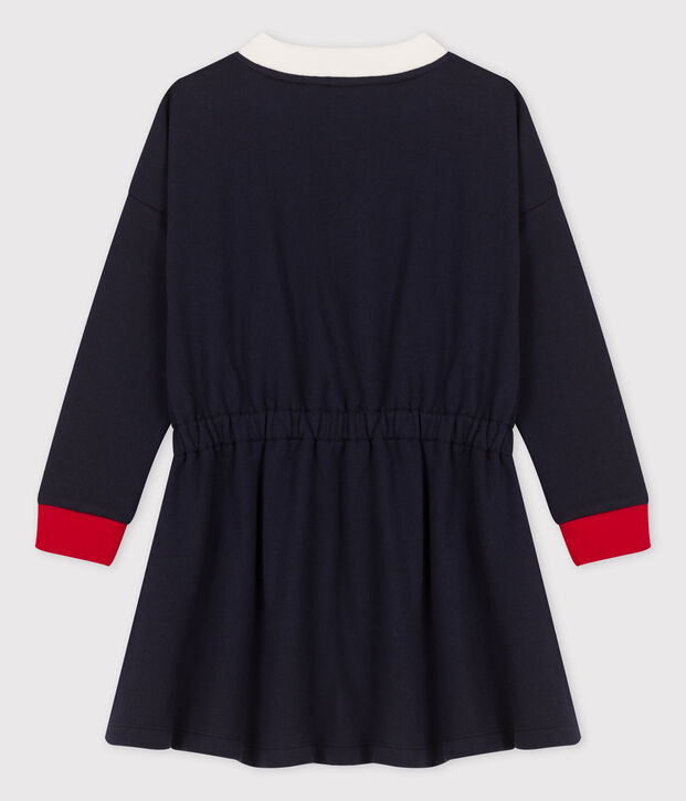 Girls' Long-Sleeved Fleece Dress SMOKING