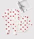 Babies' Heart Patterned Gift Set