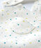 Babies' Double-Sided Organic Cotton Jersey Playsuit MARSHMALLOW white/MULTICO white