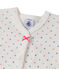 Baby girl's printed sleeper LAIT white/CARMEN red/MULTICO