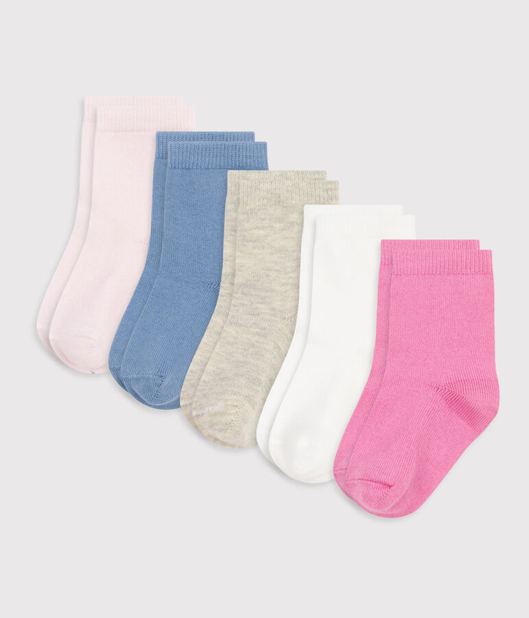 Babies' plain cotton socks - 5-Pack variante 2