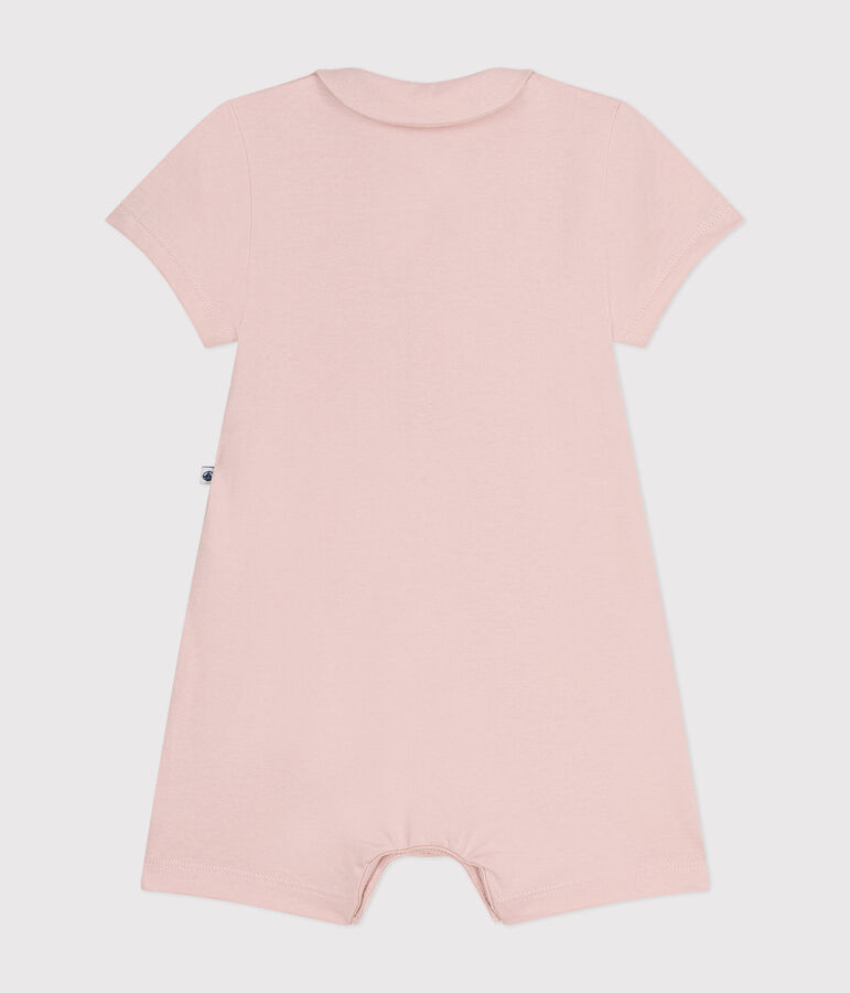 Babies' Lightweight Jersey Playsuit pink