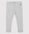 Babies' Organic Cotton Leggings BELUGA CHINE grey