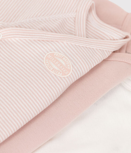 Babies' Long-Sleeved Cotton Bodysuits - 3-Pack variante 1